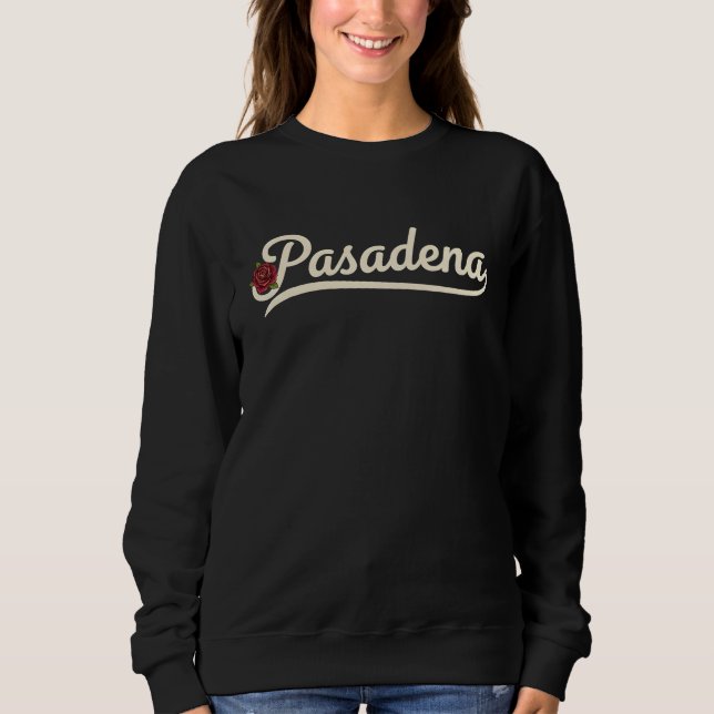 Sweatshirt Pasadena Rose  (Devant)