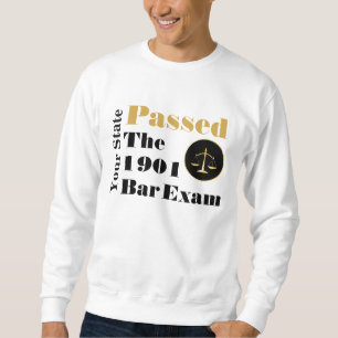 Sweatshirt Passé l'examen à barres (Personnaliser avec l'état