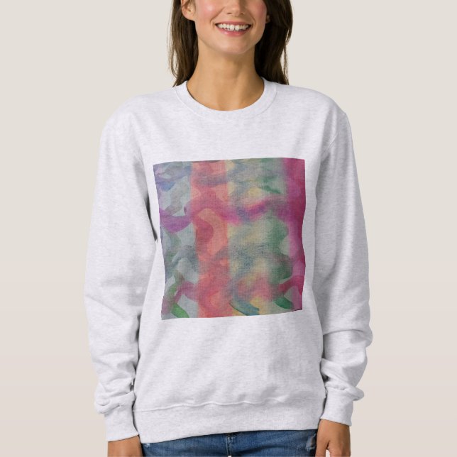 Sweatshirt Pastel Art Abstrait (Devant)