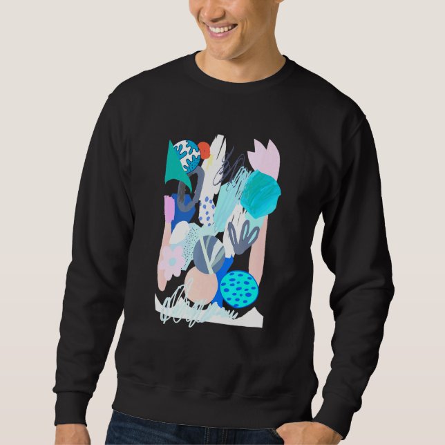 Sweatshirt Pastel Goth Art Cool ART Abstrait Tee (Devant)