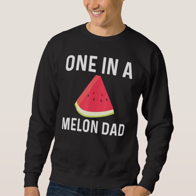 Sweatshirt Pastèque cool Pour Papa Père Père Red Melon Fruit  (Devant)