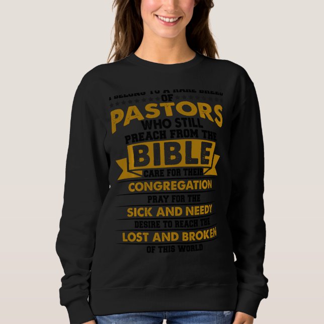 Sweatshirt Pasteurs Qui Prêchent Encore De Soins Bibliques Ch (Devant)