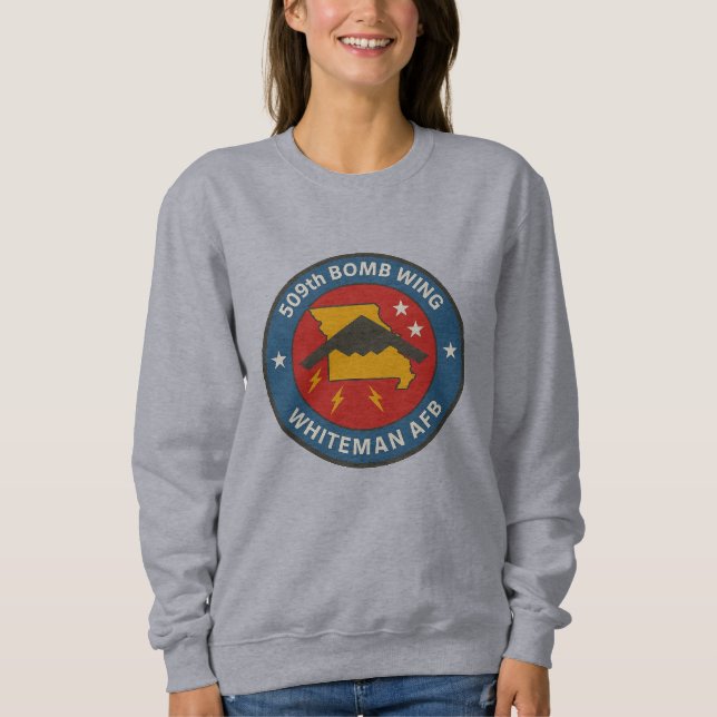 Sweatshirt Patch d'hommage aux bombardiers furtifs du Missour (Devant)