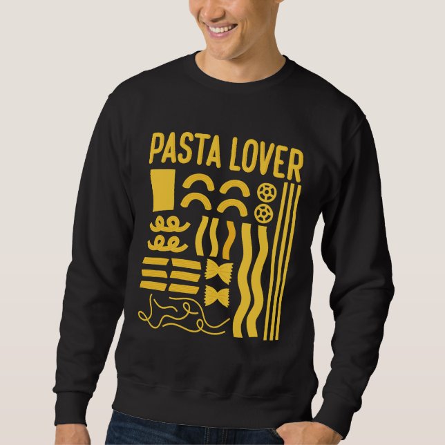 Sweatshirt Pâtes  Pâtes italiennes Carbonara (Devant)