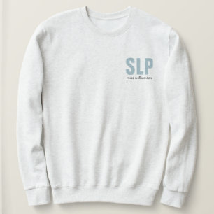 Sweatshirt Pathologiste du langage SLP personnalisé
