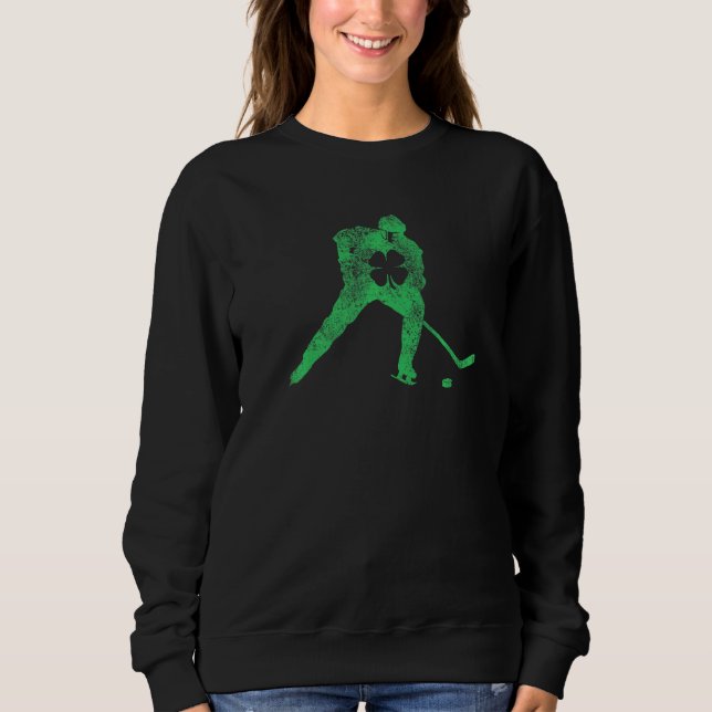 Sweatshirt Patinage de hockey sur glace Patinage St Patrick S (Devant)