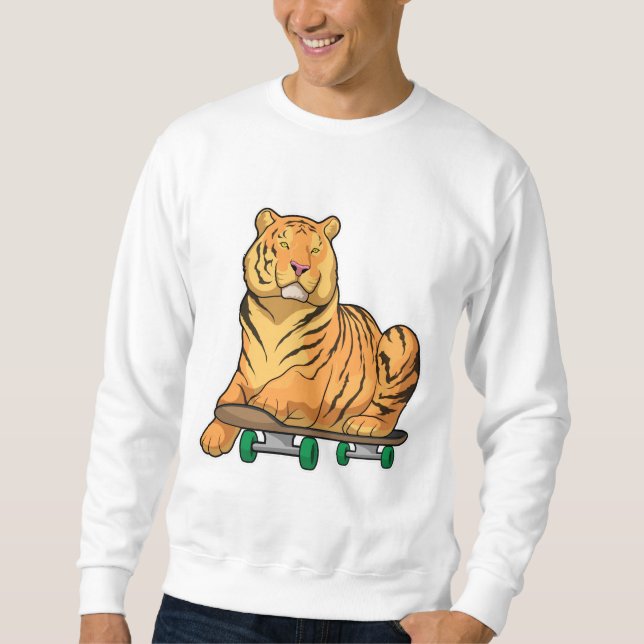 Sweatshirt Patinage de Tiger (Devant)