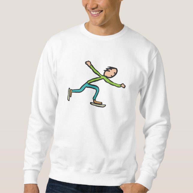 Sweatshirt Patinage sur glace (Devant)
