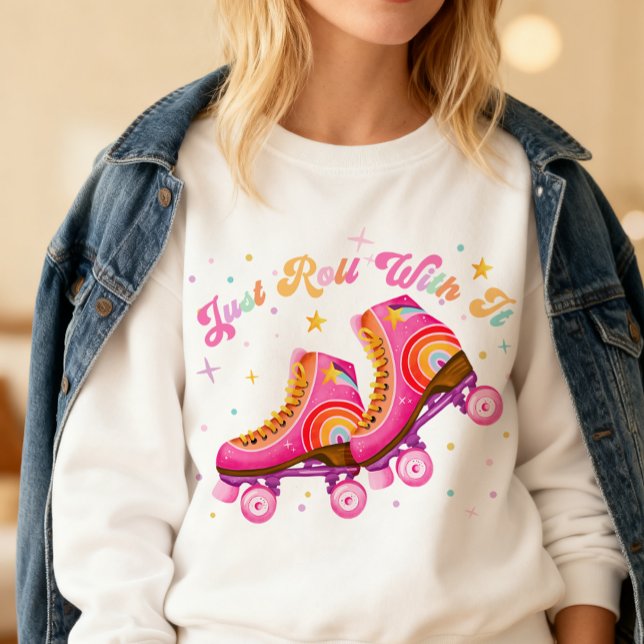 Sweatshirt Patinez tout simplement Patin à roulettes Adolesce (Créateur téléchargé)