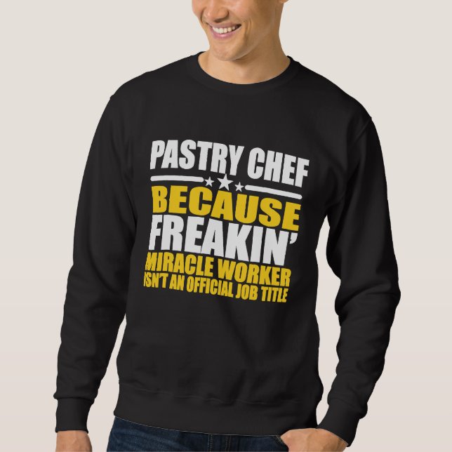 Sweatshirt Pâtissier   Collègue (Devant)