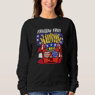 Sweatshirt Patriotique American Freedome Fries 4 juillet État