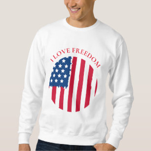 Sweatshirt patriotique masculin