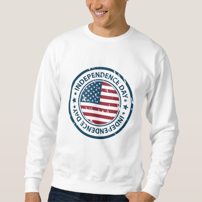Sweatshirt patriotique masculin (Devant)