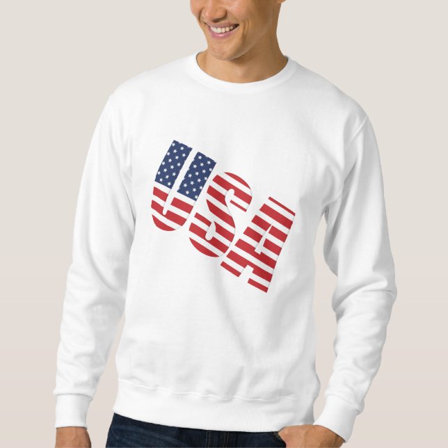 Sweatshirt patriotique masculin (Devant)