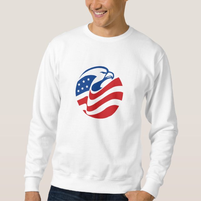 Sweatshirt patriotique masculin (Devant)