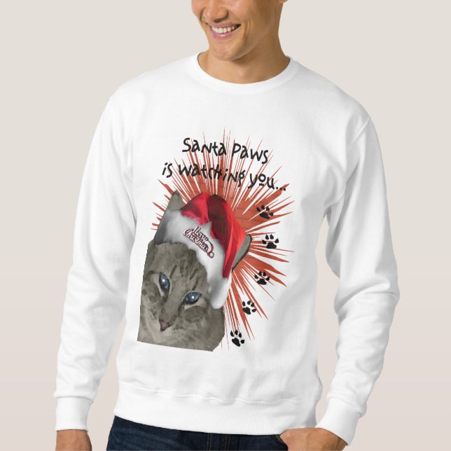 Sweatshirt Pattes de Père Noël (Devant)