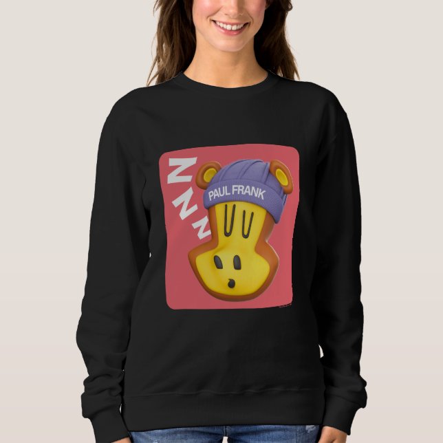 Sweatshirt Paul Frank Worry Bear Sleeping Square (Devant)