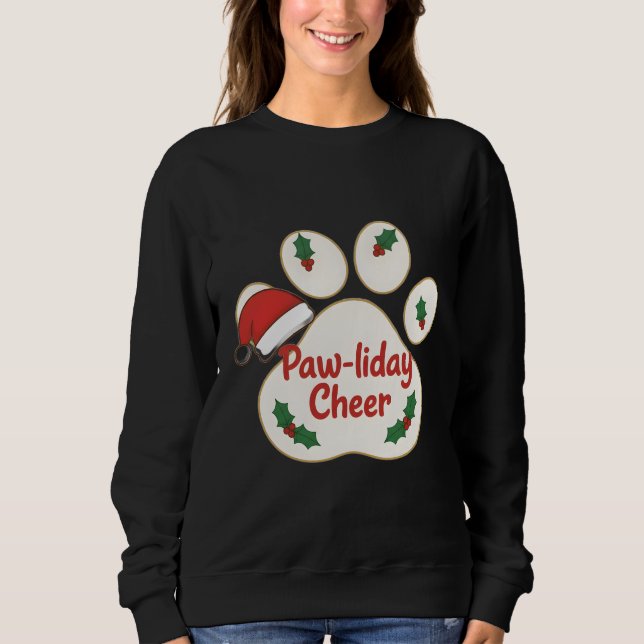 Sweatshirt  Paw-liday Cheer (Devant)