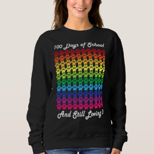 Sweatshirt Paw Love 100 Jours De L'École Professeur Garçon Fi