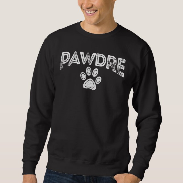 Sweatshirt Pawdre Cat Dad Father s Day (Devant)