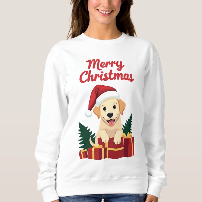 Sweatshirt Paws & Presents (Devant)
