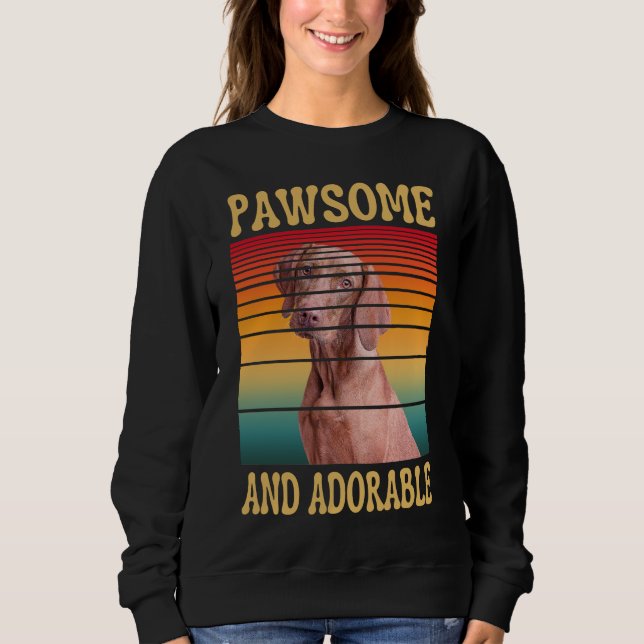 SWEATSHIRT PAWSOMENT ET ADORABLE (Devant)