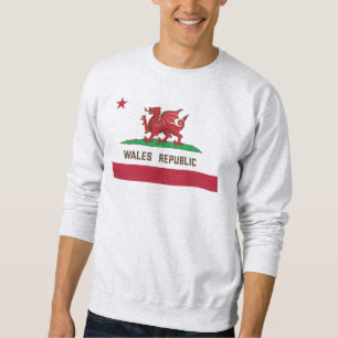 Sweatshirt Pays de Galles République Drapeau de dragon Pride