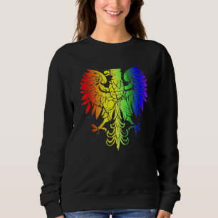 Sweatshirt Pays De Pologne Gay pride Aigle Gay pride Polonais