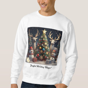 Sweatshirt "Pays des merveilles festif"