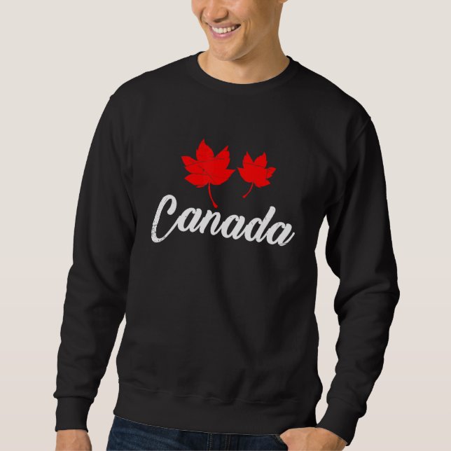 Sweatshirt Pays Feuille d'érable Canada (Devant)