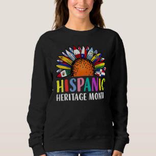 Sweatshirt Pays hispaniques latino-américains du Mois du patr