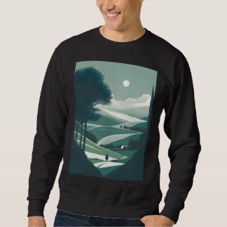 Sweatshirt Paysage de nature minimaliste