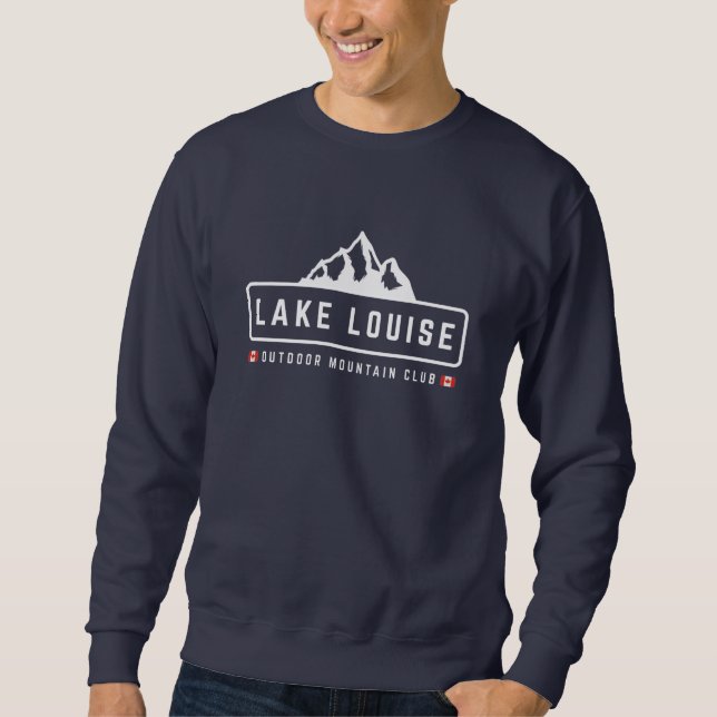 Sweatshirt Paysage extérieur du lac Louise (Devant)