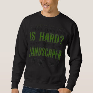 Sweatshirt Paysage Paysage Paysage Architecte paysager Vintag
