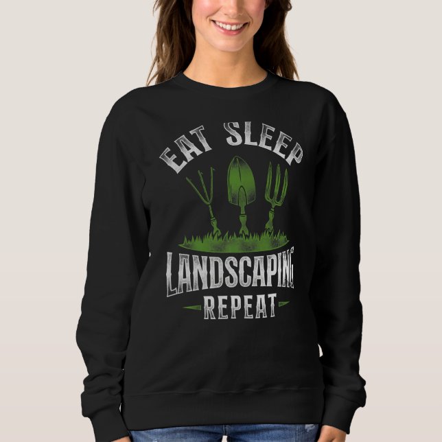 Sweatshirt Paysage Paysage Paysage Architecte Rétro V (Devant)