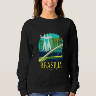 Sweatshirt Paysage urbain de Brasilia Brésil Brésiliens Ville