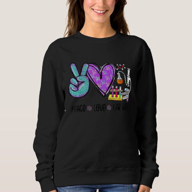 Sweatshirt Peach Love Lab Week 2022 Laboratoire Technique (Devant)