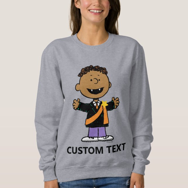 Sweatshirt Peanuts | Franklin Halloween Vampire (Devant)
