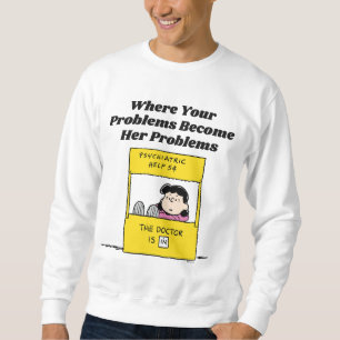 Sweatshirt Peanuts Lucy & the Doctor Is In