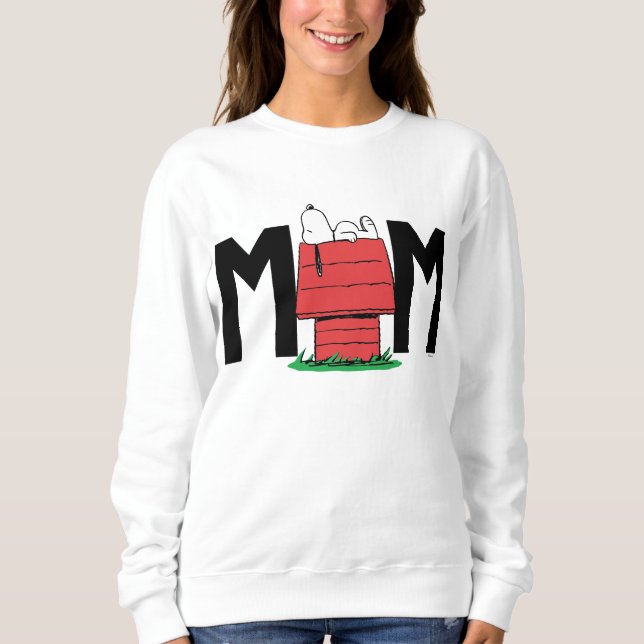 Sweatshirt Peanuts Snoopy Dog House | Je suis la maman (Devant)