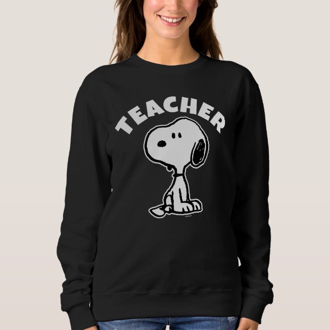 Sweatshirt Peanuts | Snoopy Turns Teacher (Devant)
