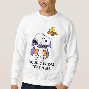 Sweatshirt Peanuts Snoopy Woodstock Vampire Halloween
