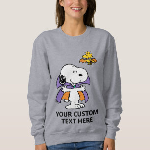 Sweatshirt Peanuts Snoopy Woodstock Vampire Halloween