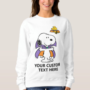 Sweatshirt Peanuts Snoopy Woodstock Vampire Halloween