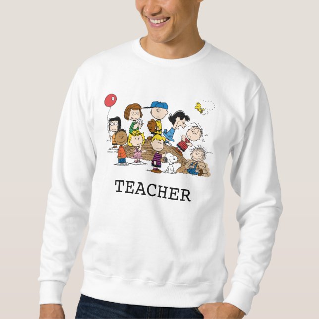 Sweatshirt Peanuts | The Gang Teacher (Devant)