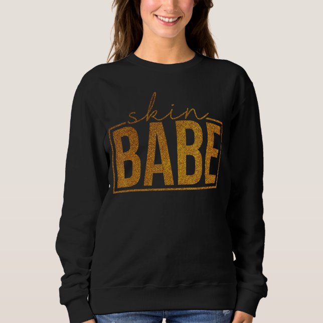 Sweatshirt Peau Bébé Peau Esthétique Peau Bébé 4 (Devant)
