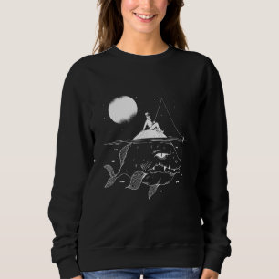 Sweatshirt Pêche à la ligne à l'Imaginaire de poisson géant