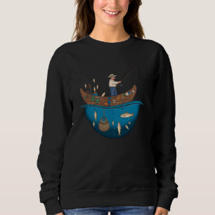 Sweatshirt Pêche à la ligne Pêche Pêcheur Pêcheur Humour esth