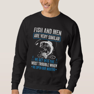 Sweatshirt Pêche Amusante Fisher Très Similaire À La Plus Tr