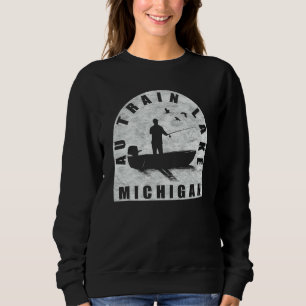 Sweatshirt Pêche au lac Au Train Michigan